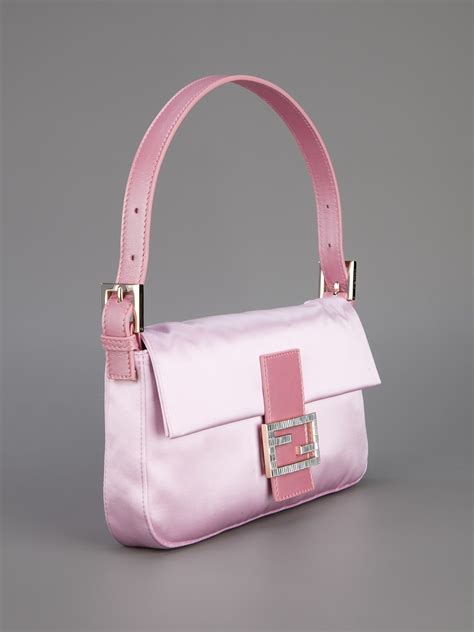 fendi baguette vintage pink|fendi baguette leather shoulder bag.